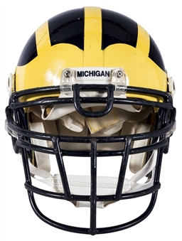 Michigan Wolverines Game Used Football Helmet 